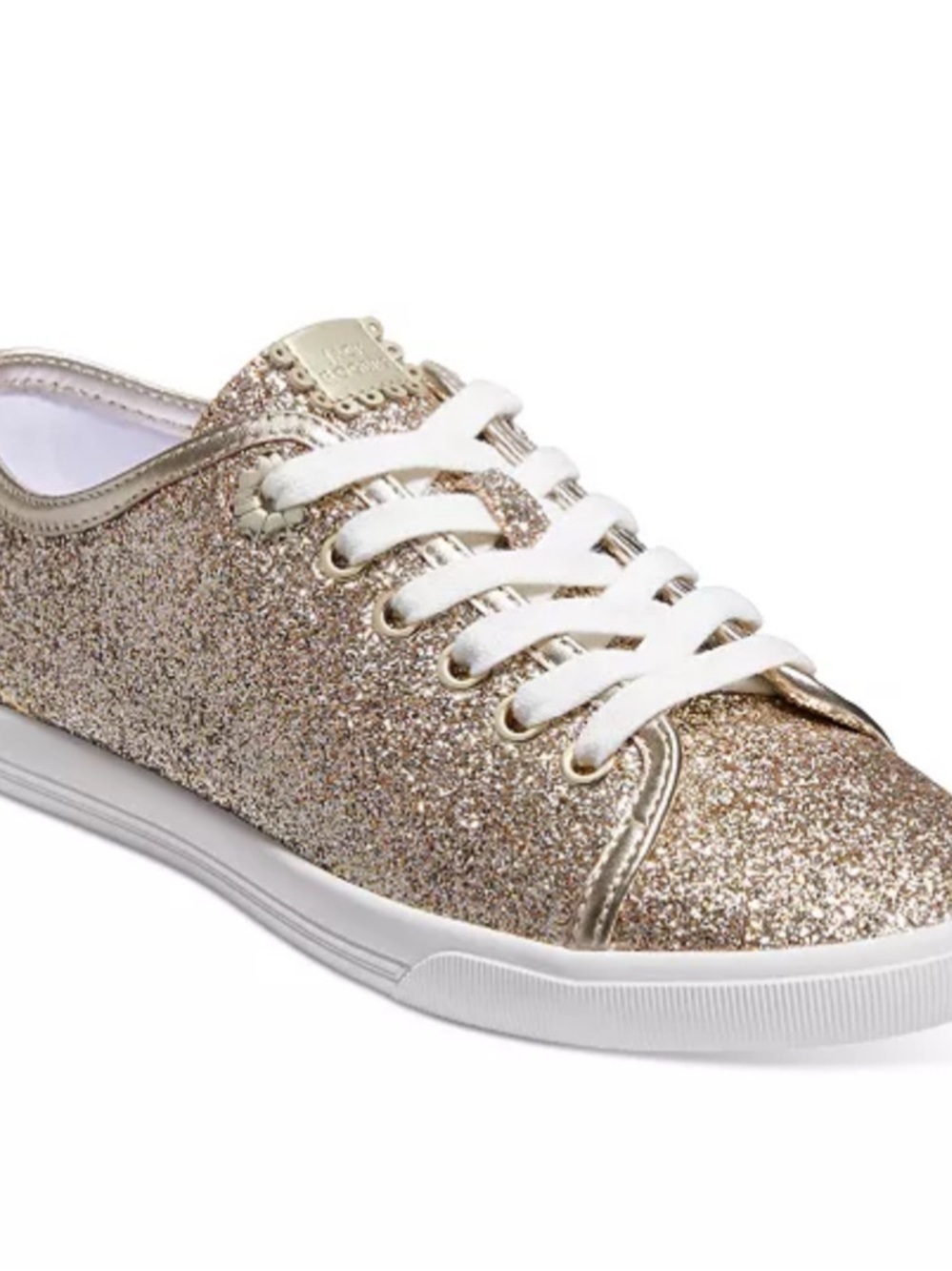 Jack Rogers Gold Glitter Sneakers